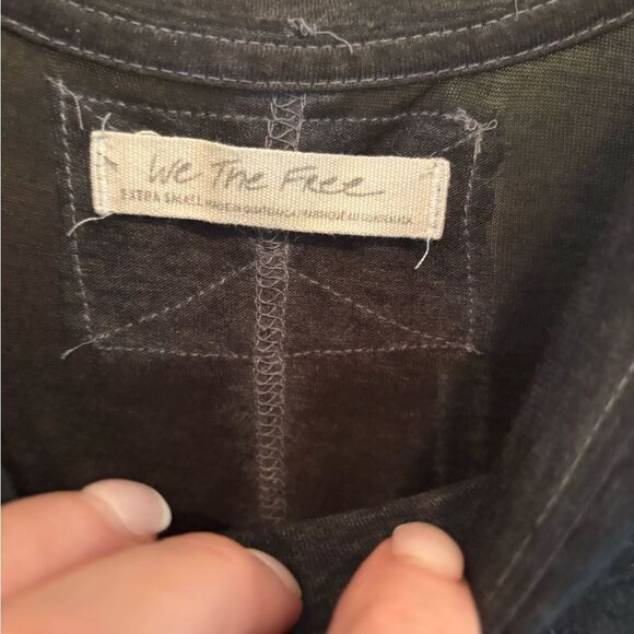 We The Free Gray Oversized T-Shirt - Picture 4 of 8